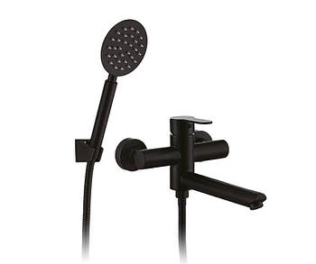 Змішувач для ванни Frap F32801-6 чорний матовий короткий шиб