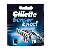 Змінні касети для гоління Gillette Sensor Excel 10 шт. Оригінал