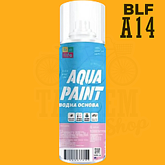 Фарба на водній основі універсальна BeLife Aqua Paint, 400 мл Аерозоль A14 Помаранчевий