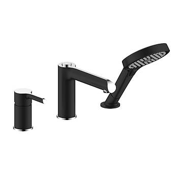 G1103-6 ванна борт (чорний + хром) 4463634