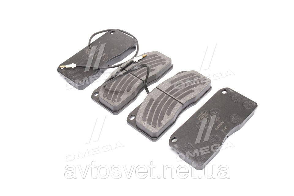 Колодка гальм. диск. LONG LIFE (компл. на вісь) VOLVO FL6 (RIDER) RD 29302STD (Kr)