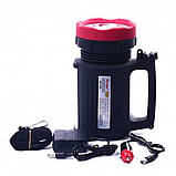 Ліхтар-прожектор світлодіодний акумуляторний Watton WT-350 ліхтарик з режимом PowerBank, фото 4