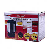Ліхтар-прожектор світлодіодний акумуляторний Watton WT-350 ліхтарик з режимом PowerBank, фото 10