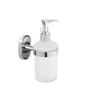 F1927 дозатор настінний скло (хром) {40/20}