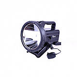 Ліхтар акумуляторний світлодіодний Watton WT-407 прожектор з ручкою переносний, ліхтарик великий, фото 6