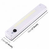 Світлодіодна лампа Led, настінний ліхтарик COB WATTON WT-063 на батарейках, світлова панель навісна, фото 6