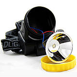 Налобний універсальний ліхтар 20 годин безперервної роботи WATTON WT-027 5W із дальністю 50 м на батарейках ААА 3шт., фото 6