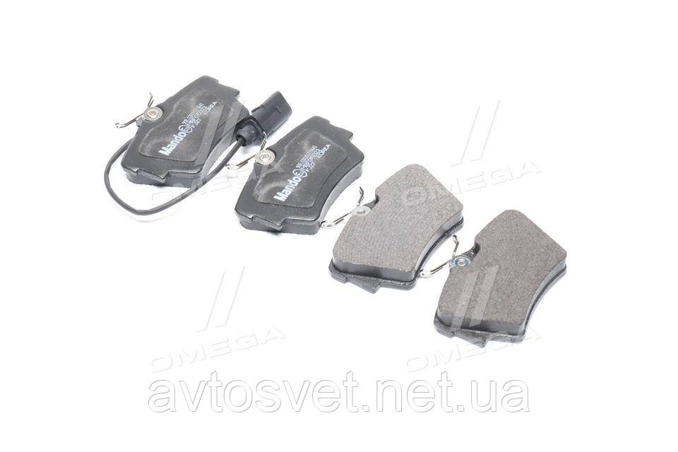 Колодки гальм. диск. RENAULT TRAFIC, OPEL VIVARO 01- задн. (вир-во Mando) MBF015023 (Kr)