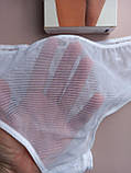 Модні білі трусики сліпи з мереживом для дівчини jadea 1594 жадеа, фото 3
