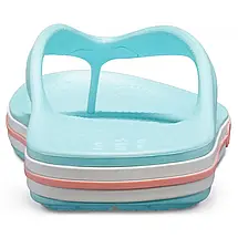 Crocs Bayaband Flip Ice Blue / Melon — Жіночі В'єтнамки Крокс Баябенд Блакитно-Коралові, фото 3