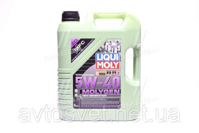 Олива моторна Liqui Moly Molygen New Generation 5W-40 (Каністра 5л) 9055/8536 (Kr), фото 1