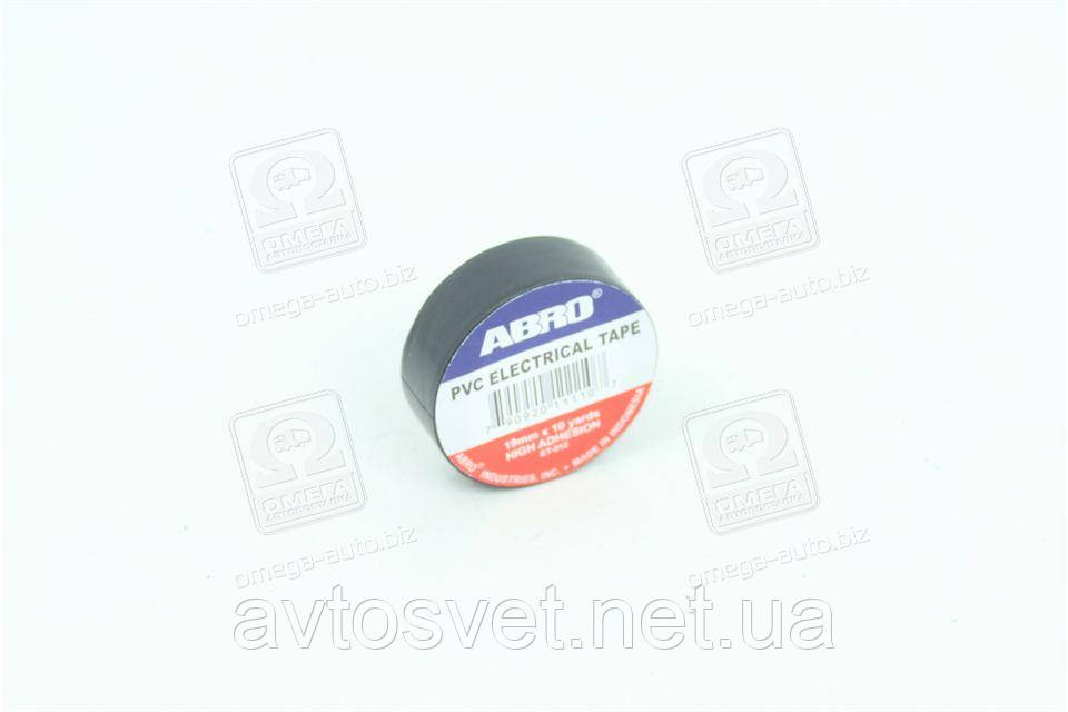 Ізолента чорна ABRO ET-912 BL (Kr)