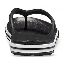 Crocs Bayaband Flip Black / White — Жіночі/Чоловічі В'єтнамки Крокс Баябенд Чорні з Білим, фото 6