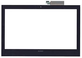 Тачскрин (Сенсорне скло) для ноутбука Sony Vaio SVT14 чорний. FS-5514I01J05, 69.14I01.T01, 5C4F9DL000S06Z,