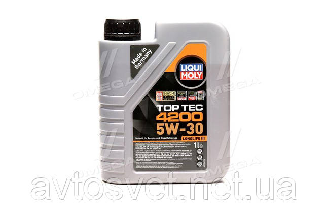 Олива моторна Liqui Moly TOP TEC 4200 5W-30 (Каністра 1л) 7660 (Kr), фото 1