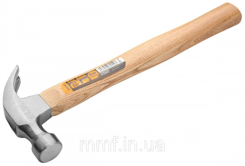 Молоток-обценьки столярний,ручка з дерева, 25mm