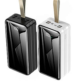 Power Bank 60000mAh з екраном і ліхтариком  ⁇  Портативний зарядний пристрій