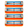 Змінні касети Gillette Fusion 4 шт., фото 5