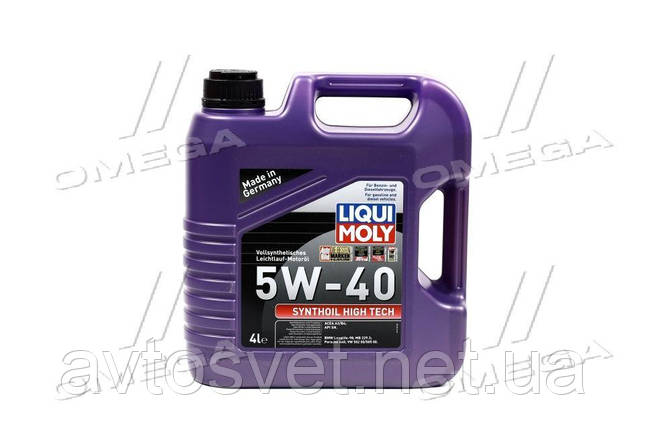 Олива моторна Liqui Moly Synthoil High Tech 5W-40 (Каністра 4л) 1915/2194 (Kr), фото 1