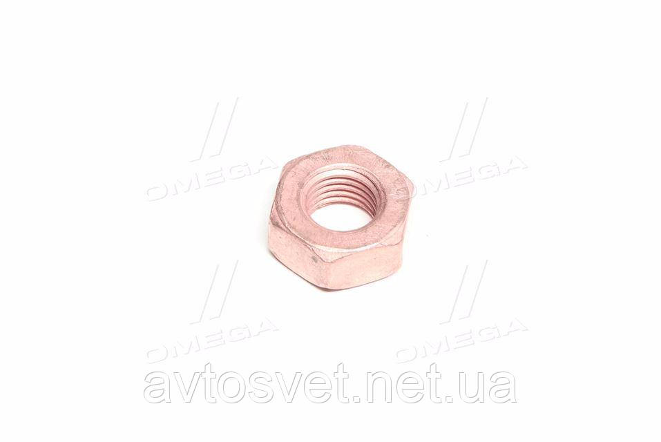 Гайка колектора М10х1.25 ГАЗ,КАМАЗ,ЗІЛ ОМІДНЕНА ПРЕМІУМ 1/21647/27 (Kr)