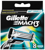 Сменные Кассеты Джиллетт Мач Gillette Mach3 8 шт. Оригинал 100%