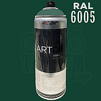 Фарба (емаль) універсальна 2XP ART Deco, 400 мл Аерозоль RAL 6005 Темно-зелений