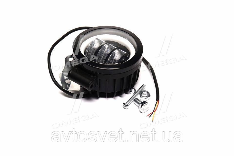 Фара LED СТМ кругла 30W (+ LED кільце)  DK 3730 (Kr)