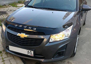 Мухобійка VT-52 Дефлектор на капот ВТ (Віп) для Chevrolet Cruze 2009+