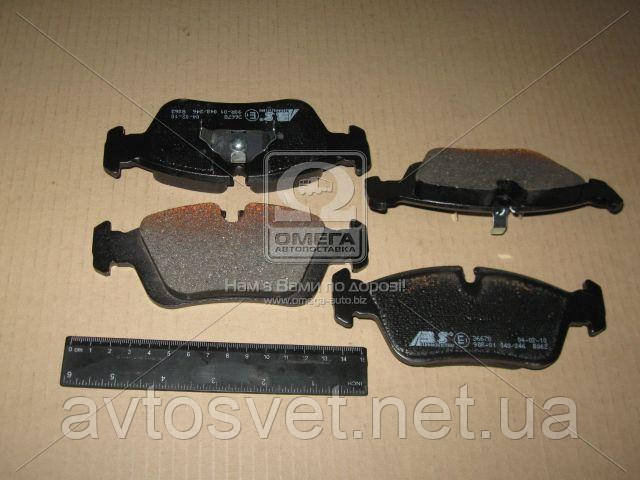 Колодка гальм. диск. BMW 3 SERIE (E36/46)/Z3/Z4 передн. (вир-во ABS) 36678 (Kr)