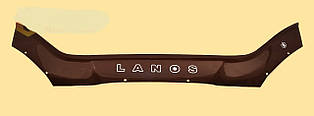 Дефлектор капоту (мухобійка ANV) для Chevrolet Lanos 2005-09 хетчбек
