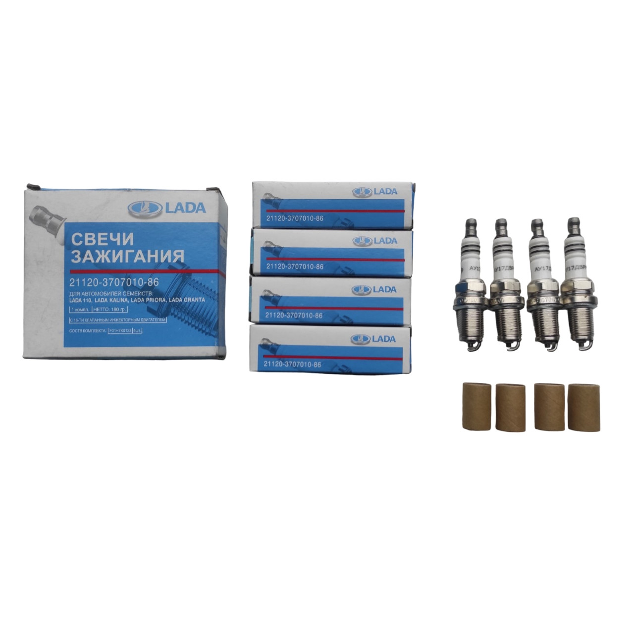 Свічка запалювання ВАЗ 2112 (к-т) (вир-во Роберт Бош)