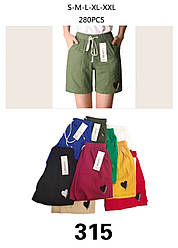 Літні жіночі шорти Clover гуртом, подовжені, зі стрейч коттону. Розмір норма 42-50