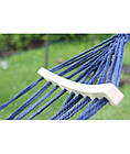 Гамак подвійний садовий підвісний туристичний для дому та дачі Heckermann 260x150 см., фото 6