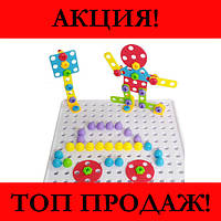 Мозаика конструктор с шуруповертом Creative Puzzle, Эксклюзивный