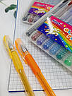 Набір кольорових гелевих ручок з блискітками Glitter pen 12 шт, фото 5
