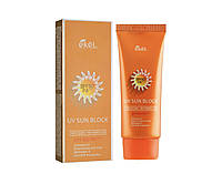 Солнцезащитный крем для лица с экстрактом алоэ и витамином Е Ekel UV Sun Block SPF50/PA+++, 70 мл.