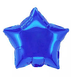 Повітряна куля "Зірка" Ø - 25 см., колір - синій