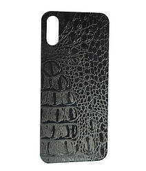 Захисна плівка наліпка на кришку телефону для Oppo Reno 7 Lite 5G Crocodile black