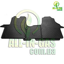 Килимки Renault Trafic III 2014- (1+2) (3шт) Stingray - Автомобільні килимки на Рено Трафік 3