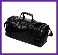 Удобная мужская городская сумка на плечо большая и вместительная дорожная сумка ручная кладь