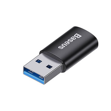 Адаптер Baseus ZJJQ000101 Ingenuity Mini OTG з USB 3.1 на Type-C, чорний, фото 1