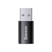 Адаптер Baseus ZJJQ000101 Ingenuity Mini OTG з USB 3.1 на Type-C, чорний, фото 4