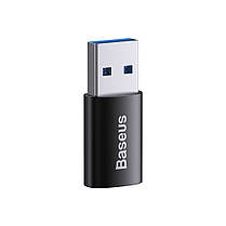Адаптер Baseus ZJJQ000101 Ingenuity Mini OTG з USB 3.1 на Type-C, чорний, фото 5