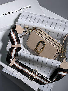 Жіноча Сумка Marc Jacobs Small Camera Bag Dark Beige