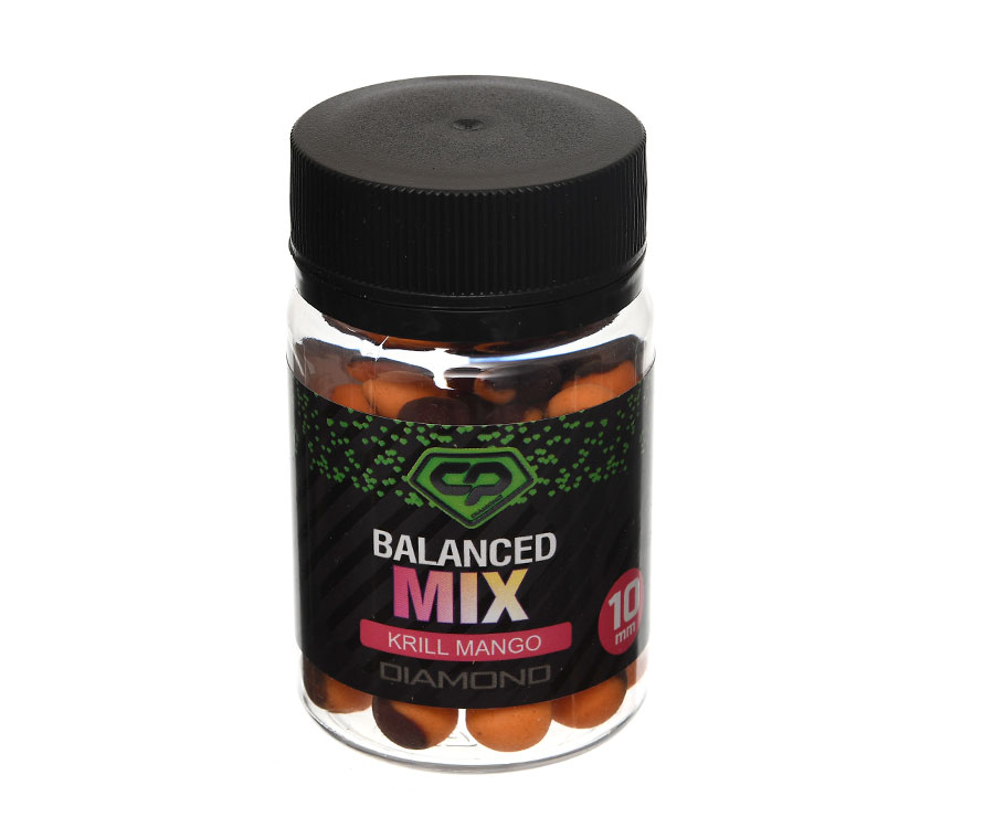 CARP PRO Diamond Бойл збалансований Balanced MIX KRILL — MANGO 10 мм