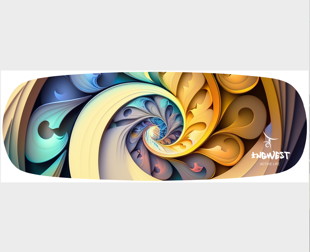 Баланс борд InGwest Spiral (Balance Board Training System) з прогумованим ролером, фото 1