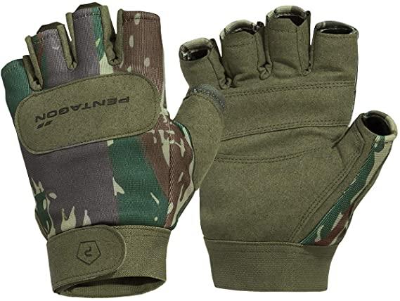 Перчатки PENTAGON DUTY MECHANIC 1/2 Gloves Gr. Camo (P20010-SH-56) розм.L,XL