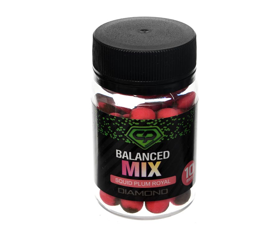 Бойл CARP PRO Diamond збалансований Balanced MIX SQUID - PLUM ROYAL 16 мм