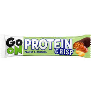 Протеїнові батончики Go On Батончик Crisp Bar with Peanut&Caramel 24x50, фото 1
