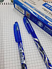 Ручка гелева Пиши-Стирай з гумкою 1086 синя, фото 2